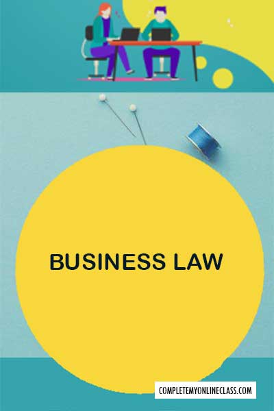 Online business law class help